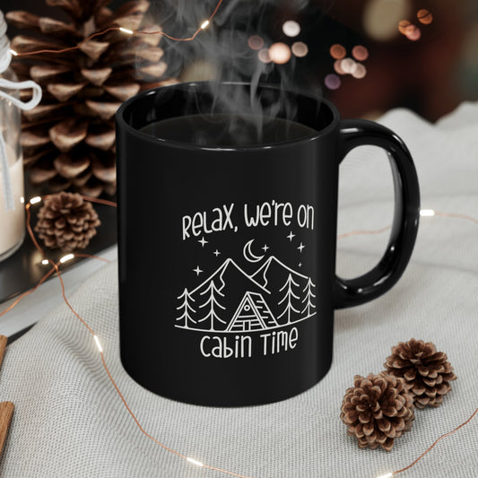 vacation coffee mug, cabin vacation cup