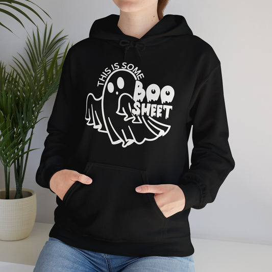 Halloween Ghost Hoodie Adult Unisex Sizing - This Is Some Boo Sheet