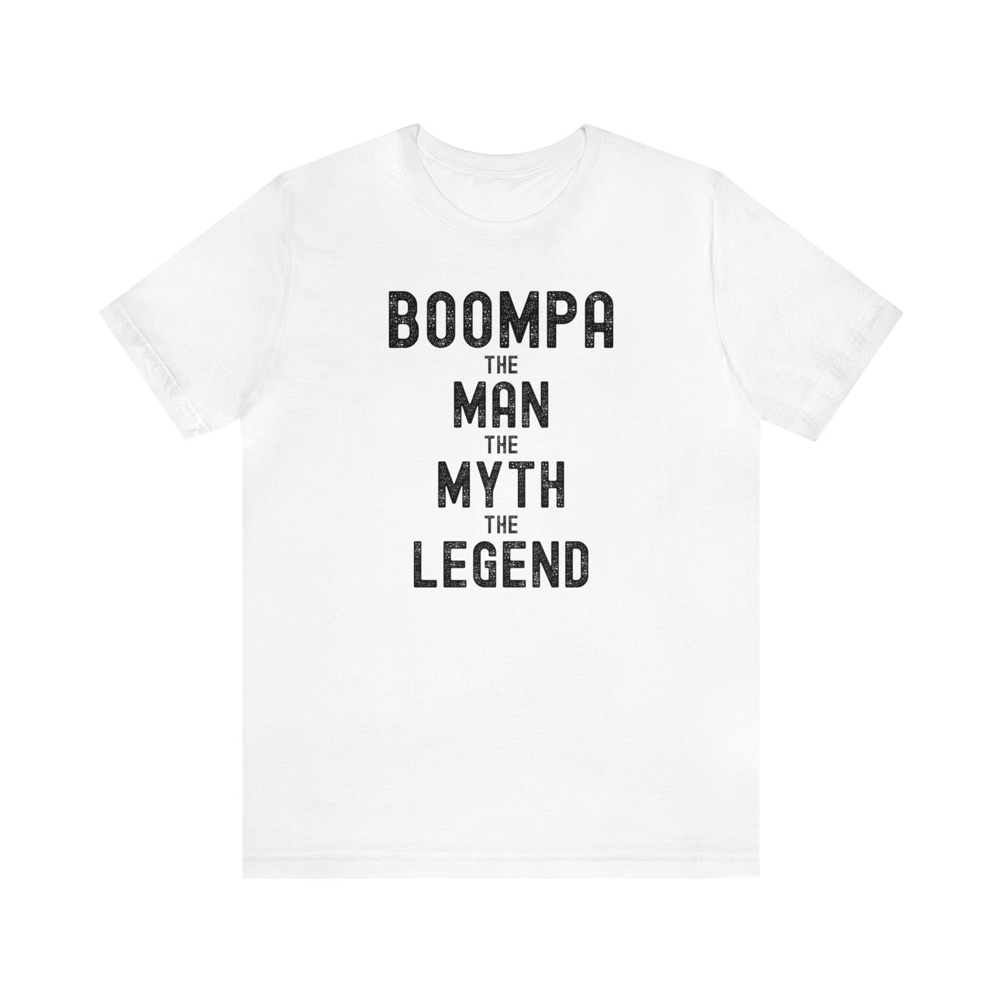 Boompa T-shirt for Grandpa, Gift for Grandpa, Boompa The Man The Myth The Legend Tee