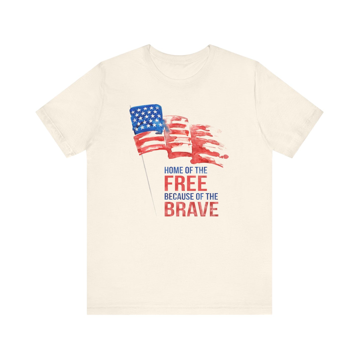 Men's Patriotic 4th of July T-Shirt, American Flag White Cotton T-shirt, Veterans Day T-shirt