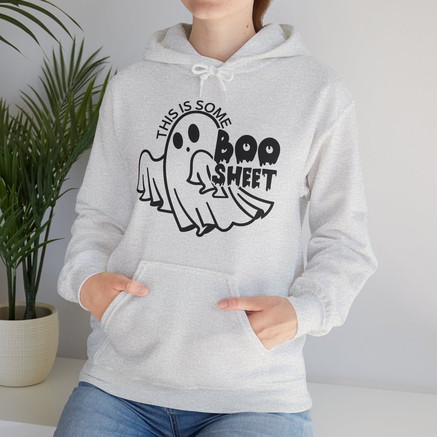 Halloween Ghost Hoodie Adult Unisex Sizing - This Is Some Boo Sheet