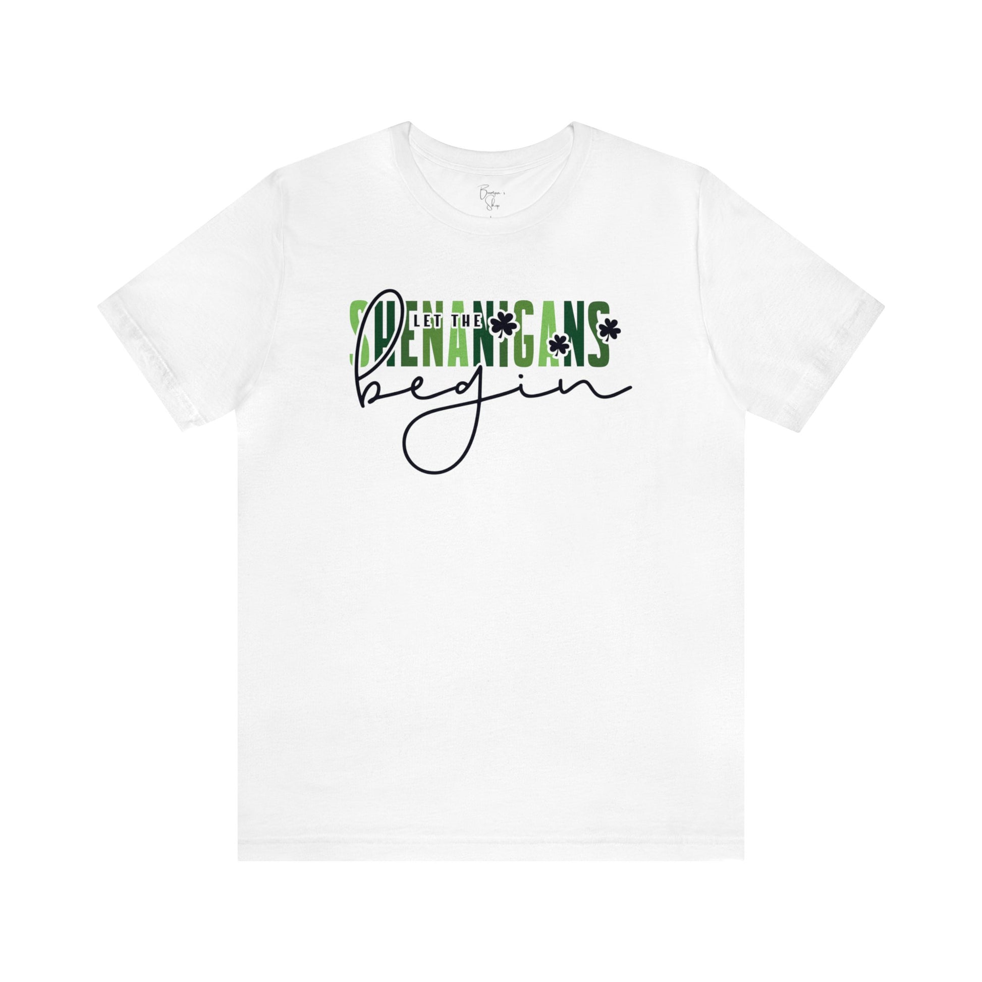 shenanigans cotton t-shirt tee for st. patrick's day party get together, st patricks day gift for friends mom dad family friends