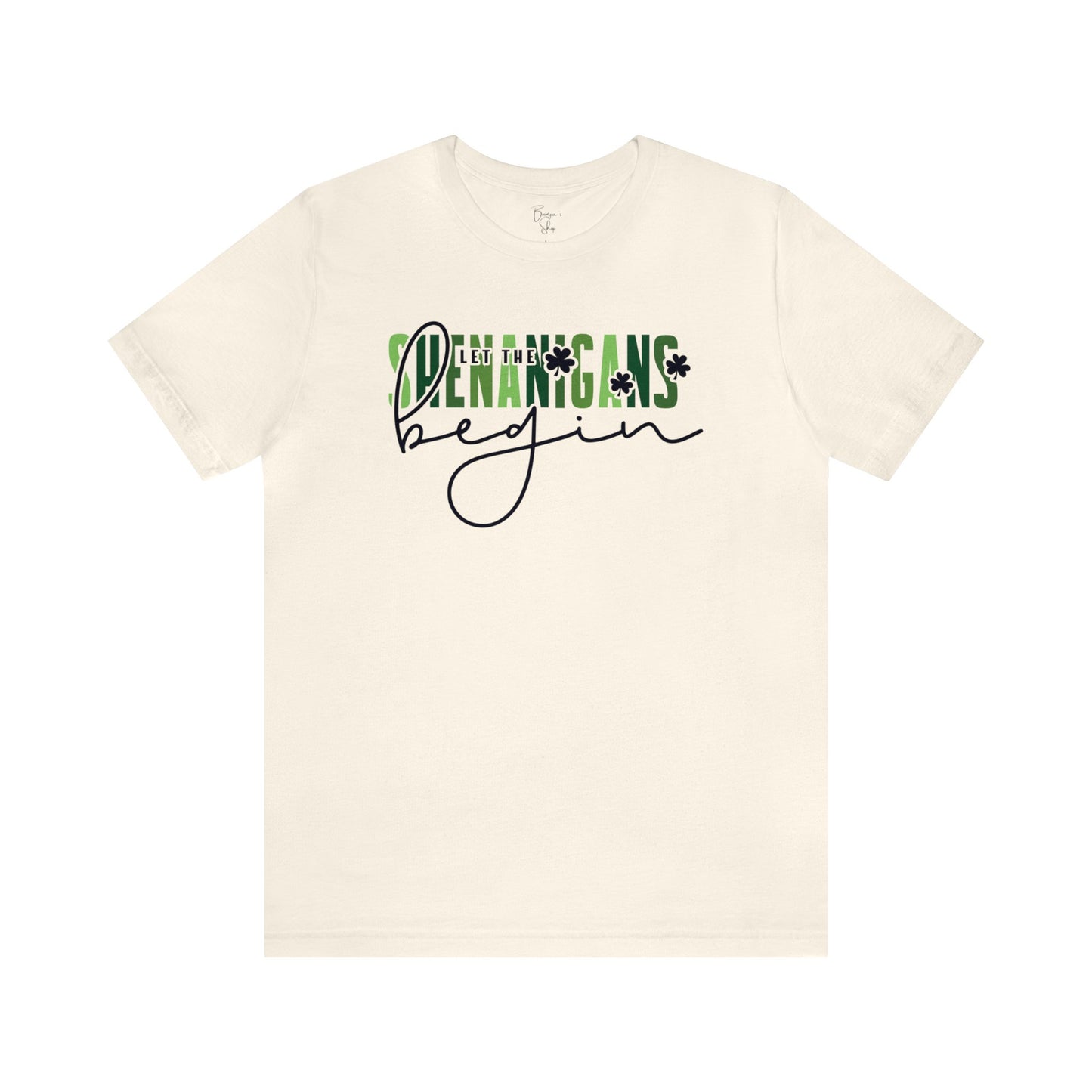 St. Patrick's Day Shenanigans Cotton T-shirt, Unisex Cotton T-shirt for St. Patrick's Day