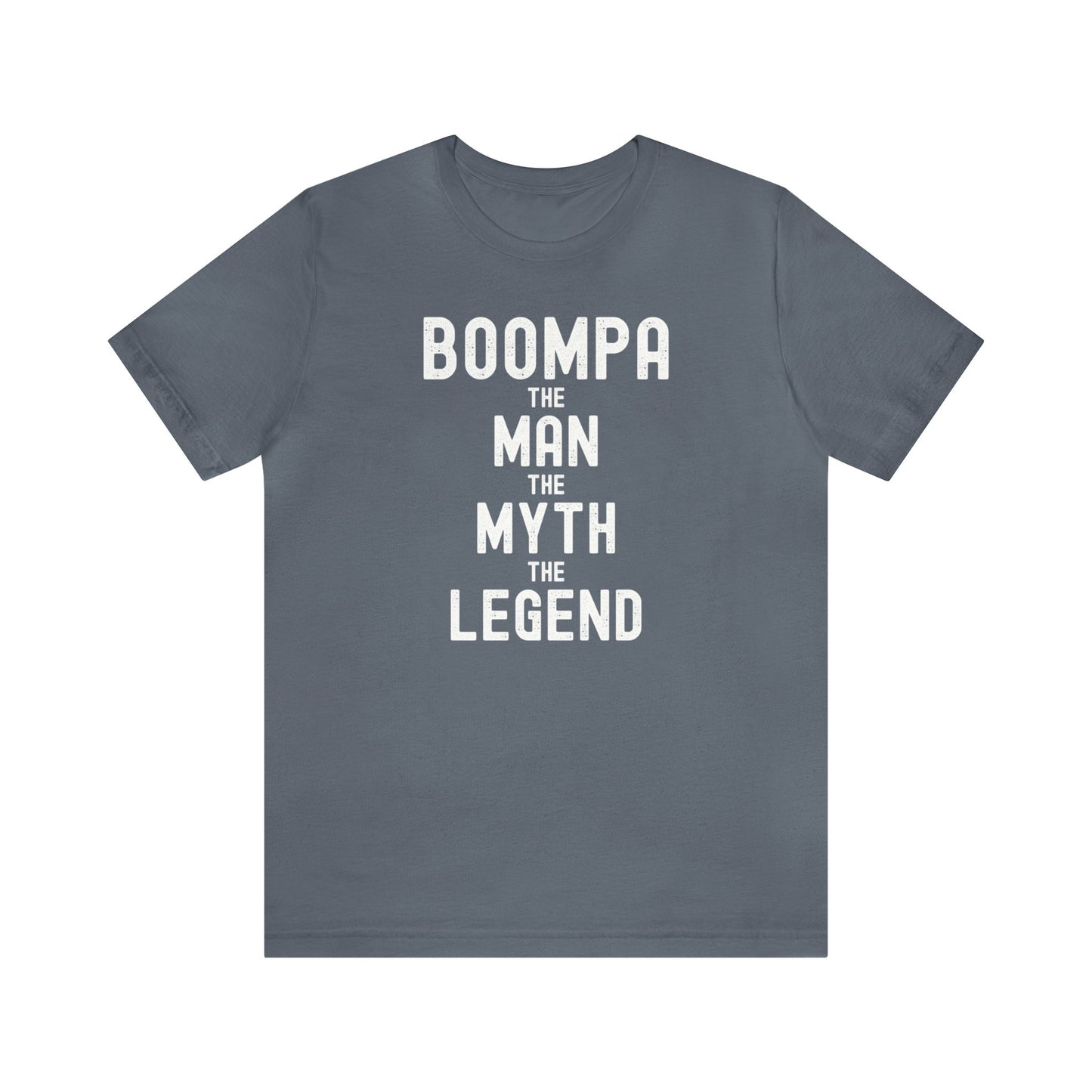 Boompa T-shirt for Grandpa, Gift for Grandpa, Boompa The Man The Myth The Legend Tee