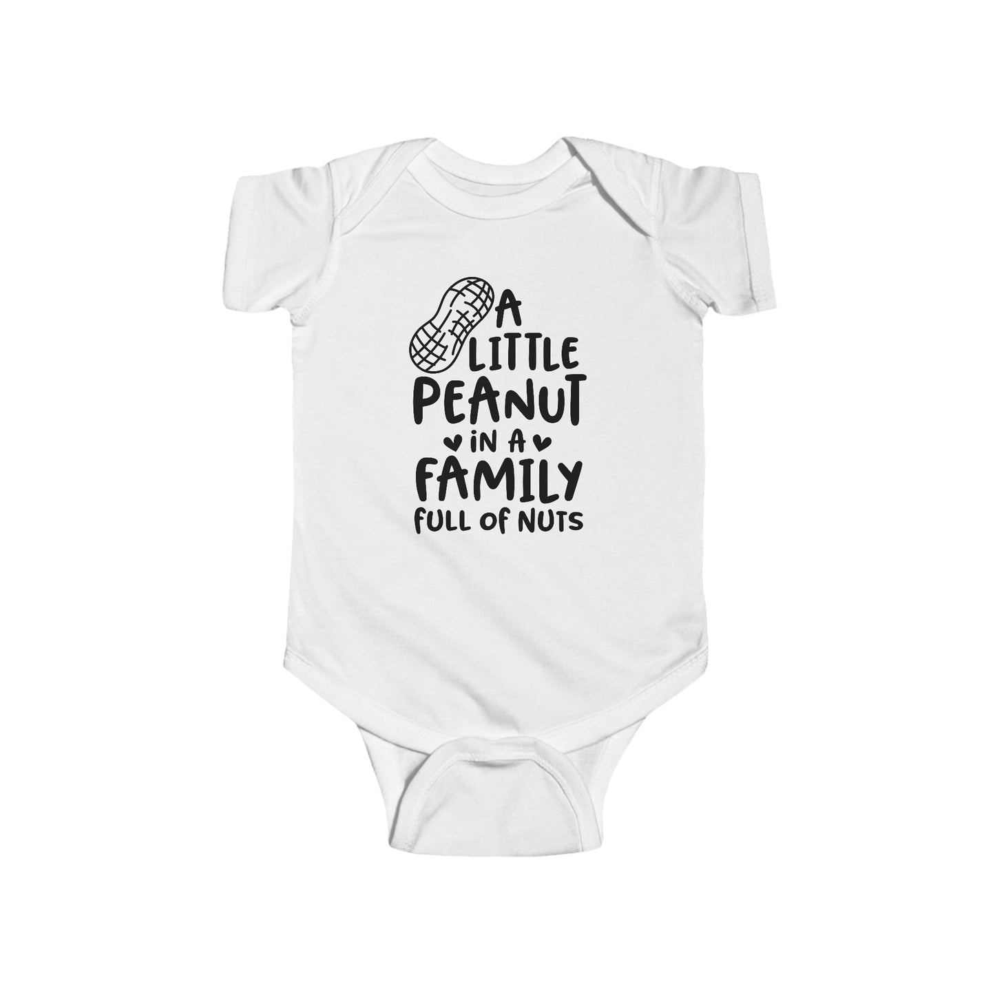 a little peanut in a family of nuts baby toddler tee t-shirt