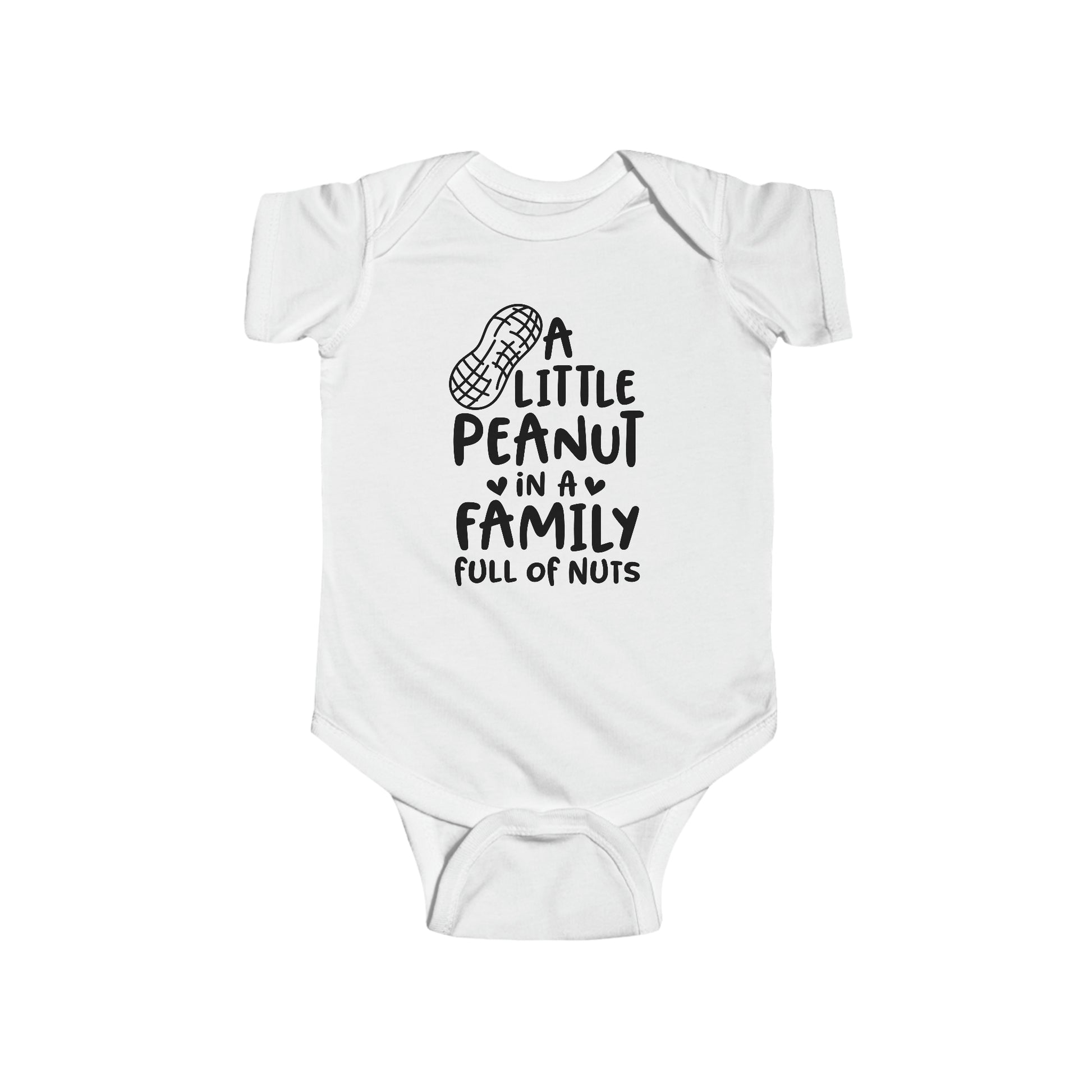 a little peanut in a family of nuts baby toddler tee t-shirt