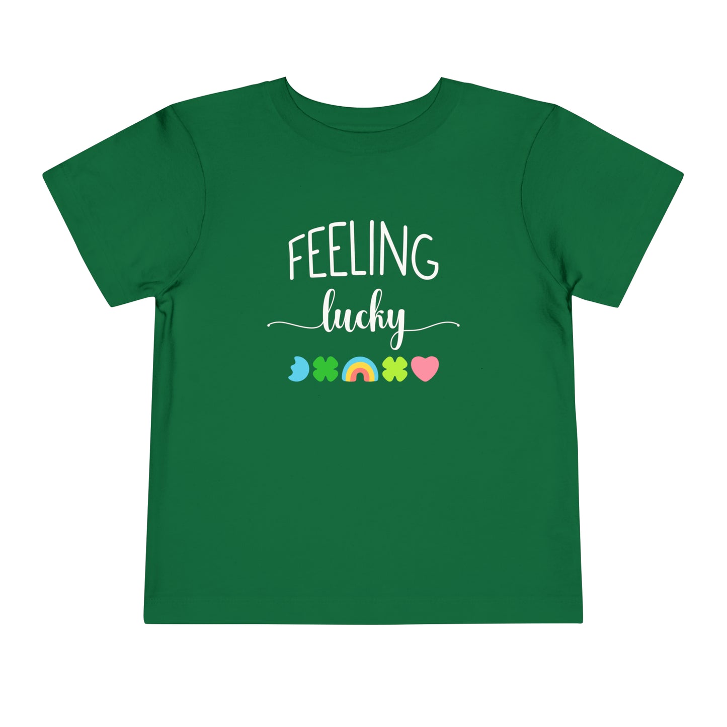 Feeling Lucky St. Patrick's Day Cotton T-shirt for Toddlers Sizes 2T - 5T