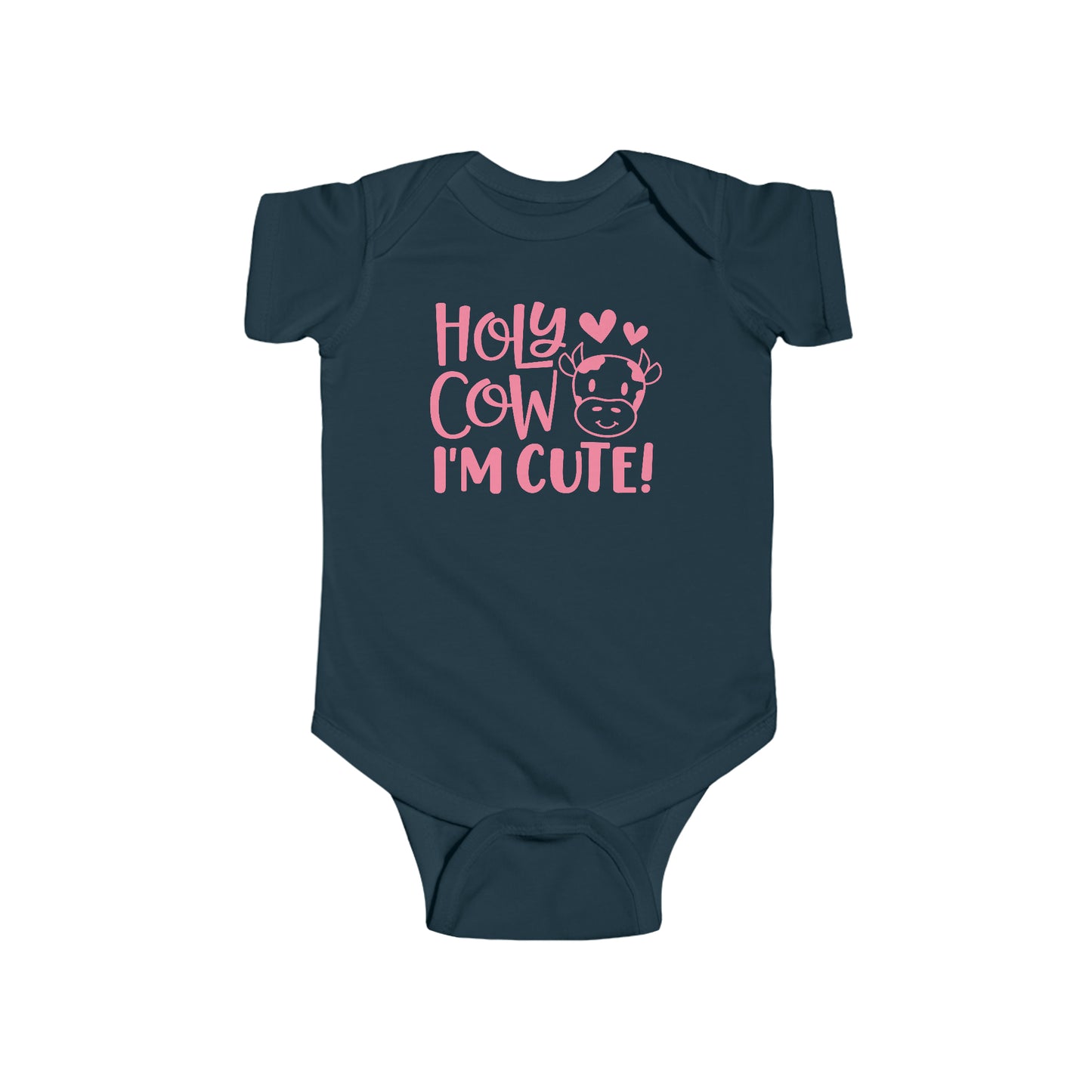 Cute Baby Baby Boy Girl Cotton Romper Bodysuit Sizes NB - 24M, Holy Cow I'm Cute Tee