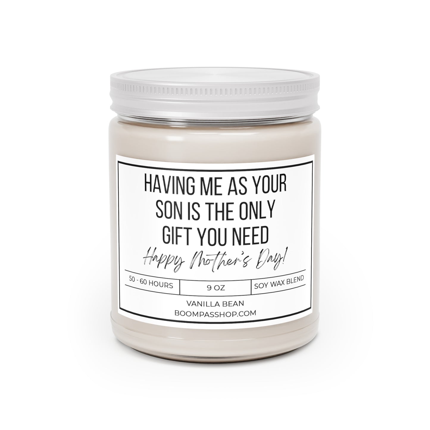 Scented Candles for Mother's Day, Favorite Son Mother's Day and Birthday Gift Candle