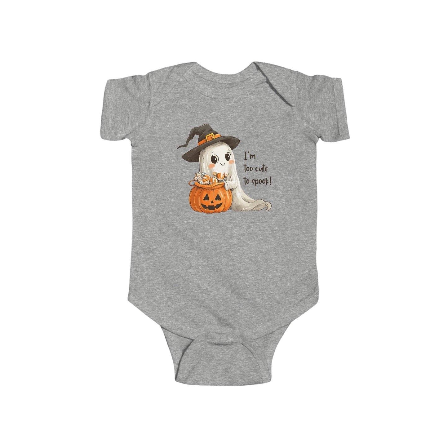 halloween ghost one piece romper for babies and toddlers