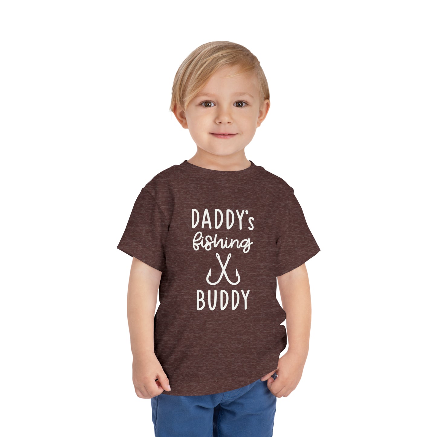 Daddy's Fishing Buddy Toddler T-shirt for Boys or Girls, Sizes 2T - 5T