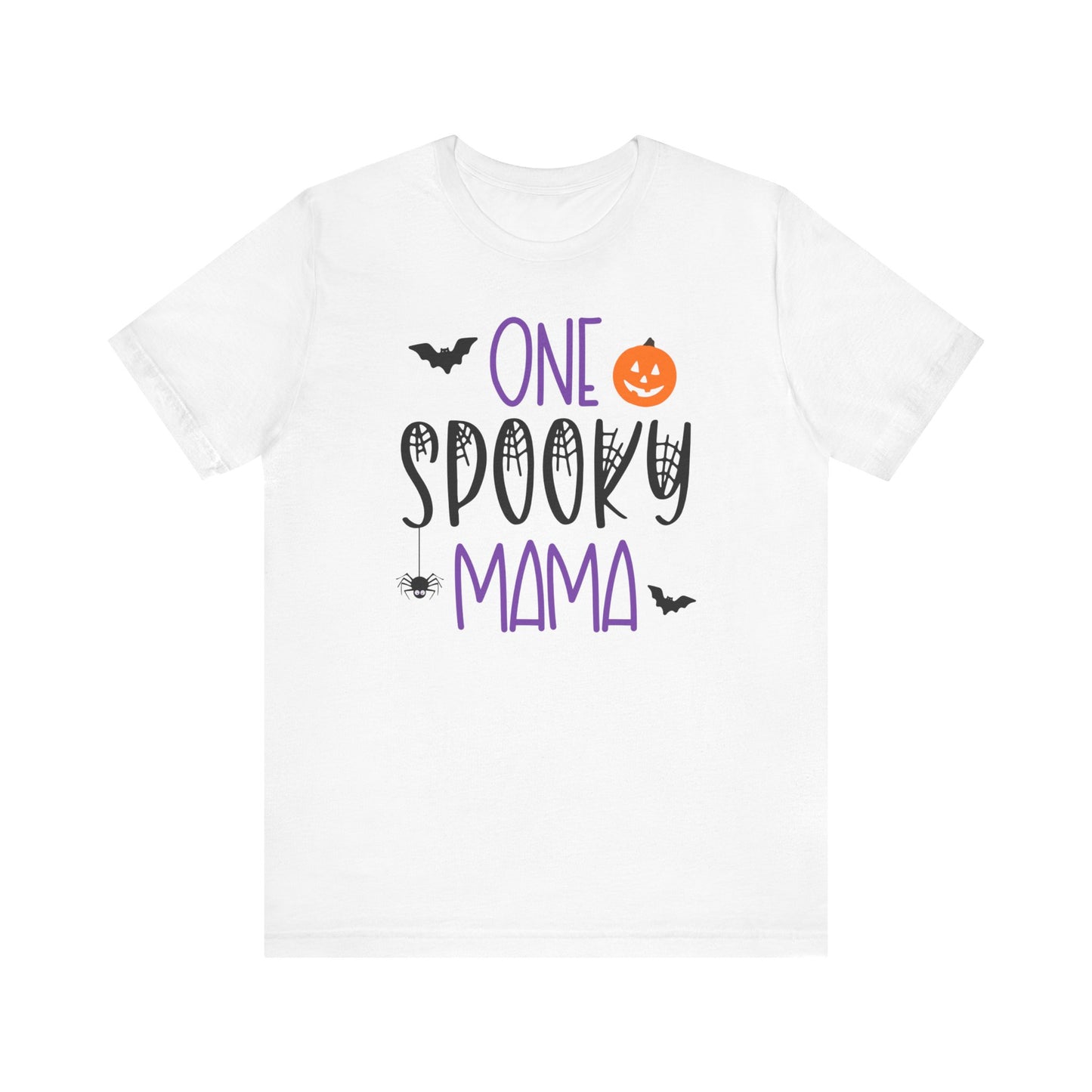 bella canvas cotton tee t-shirt halloween design for mom