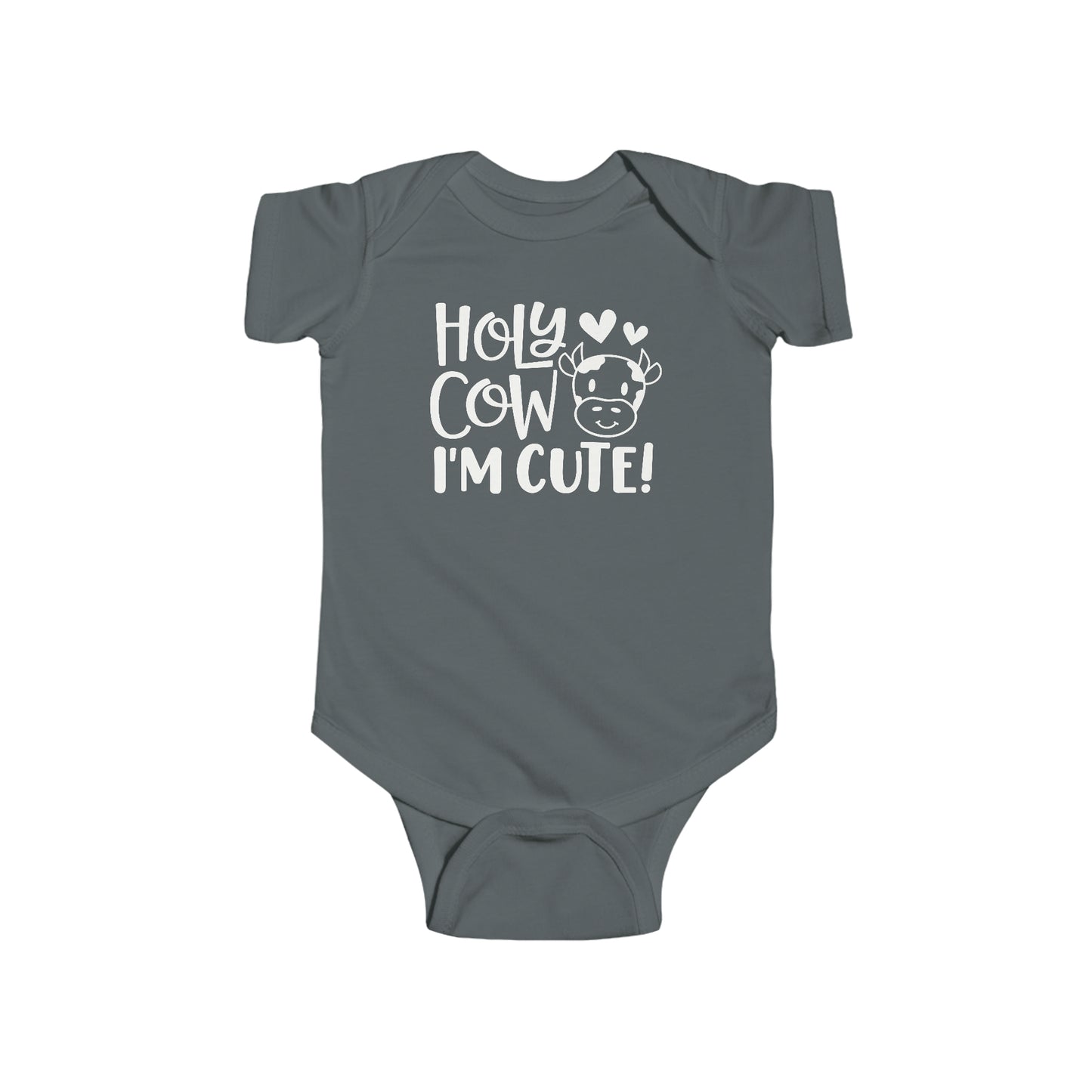 Cute Baby Baby Boy Girl Cotton Romper Bodysuit Sizes NB - 24M, Holy Cow I'm Cute Tee