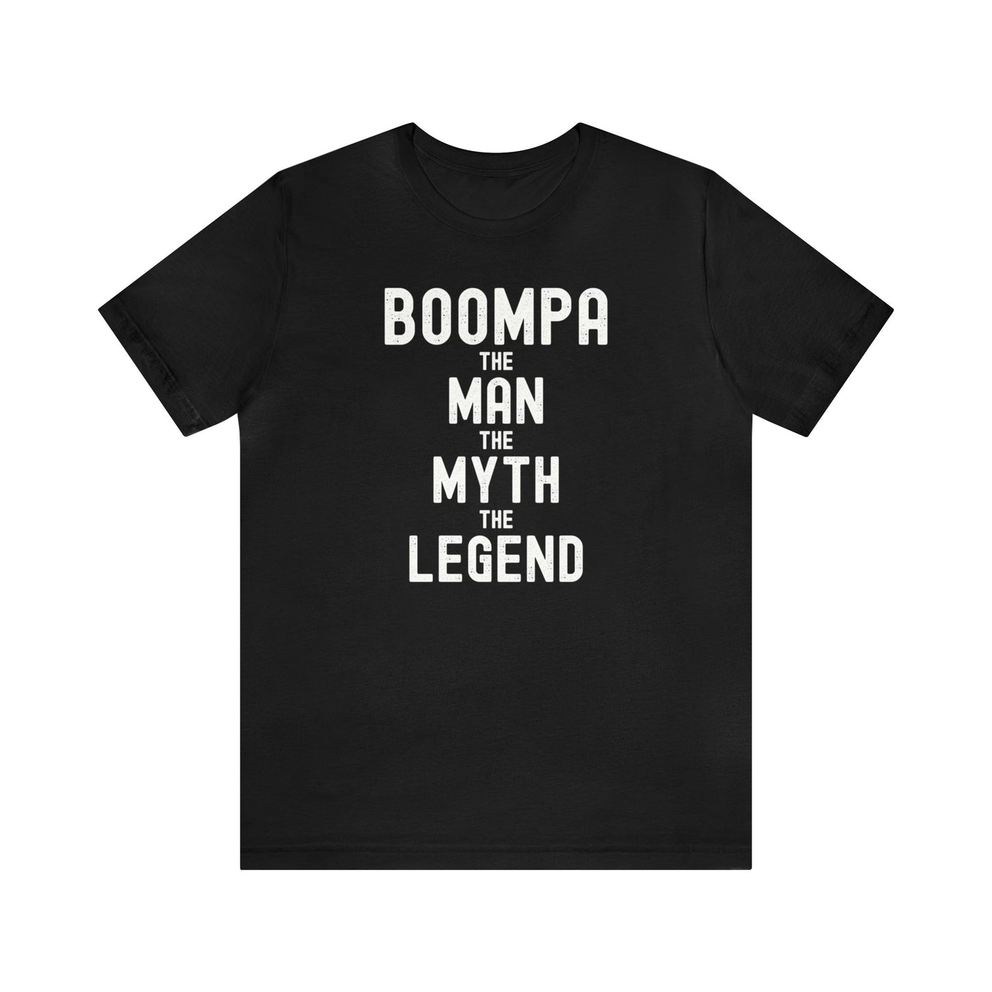 Boompa T-shirt for Grandpa, Gift for Grandpa, Boompa The Man The Myth The Legend Tee