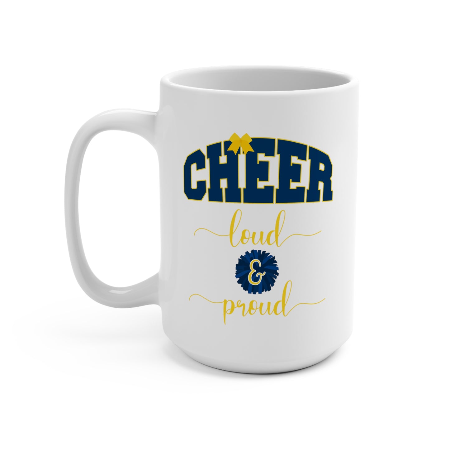 Cheer Coach Coffee Mug, Cheer Mom 15oz Coffee Mugs, Cheerleader Gifts