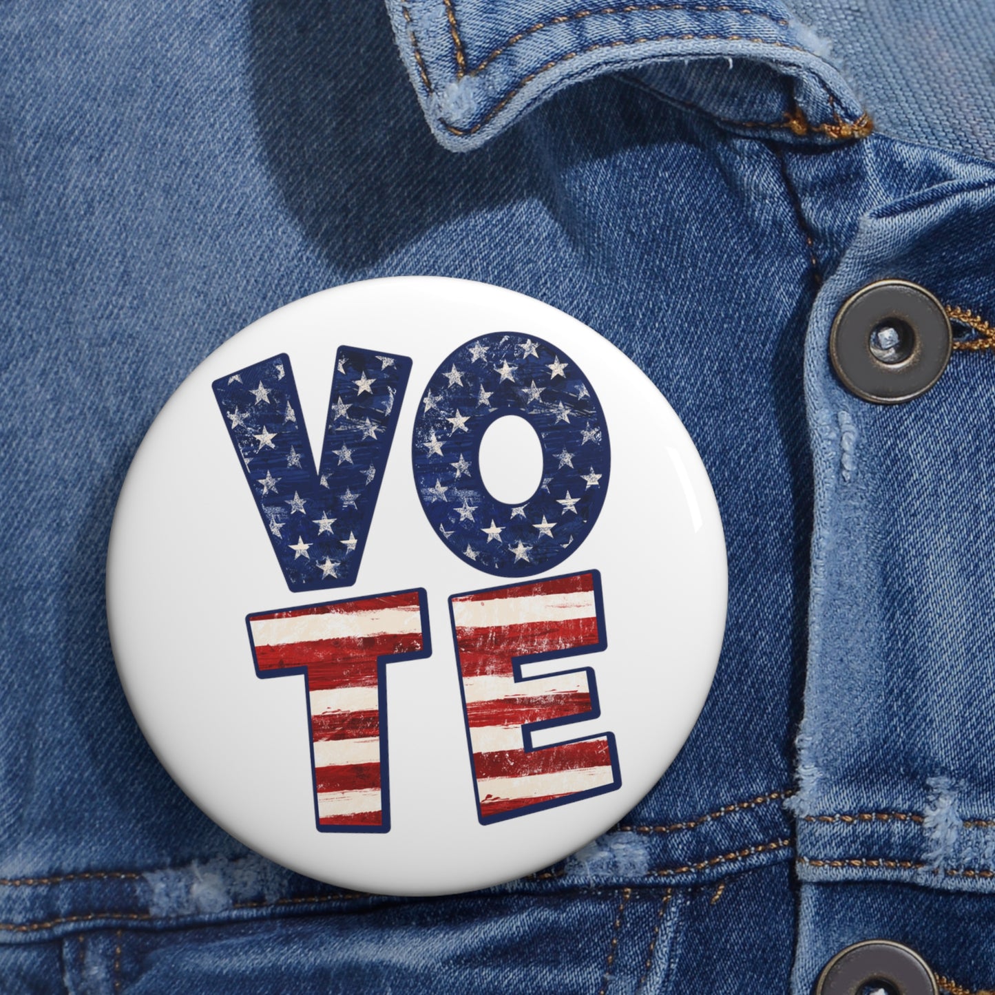 vote button for political campaigns, republican vote pins, democrat vote pins