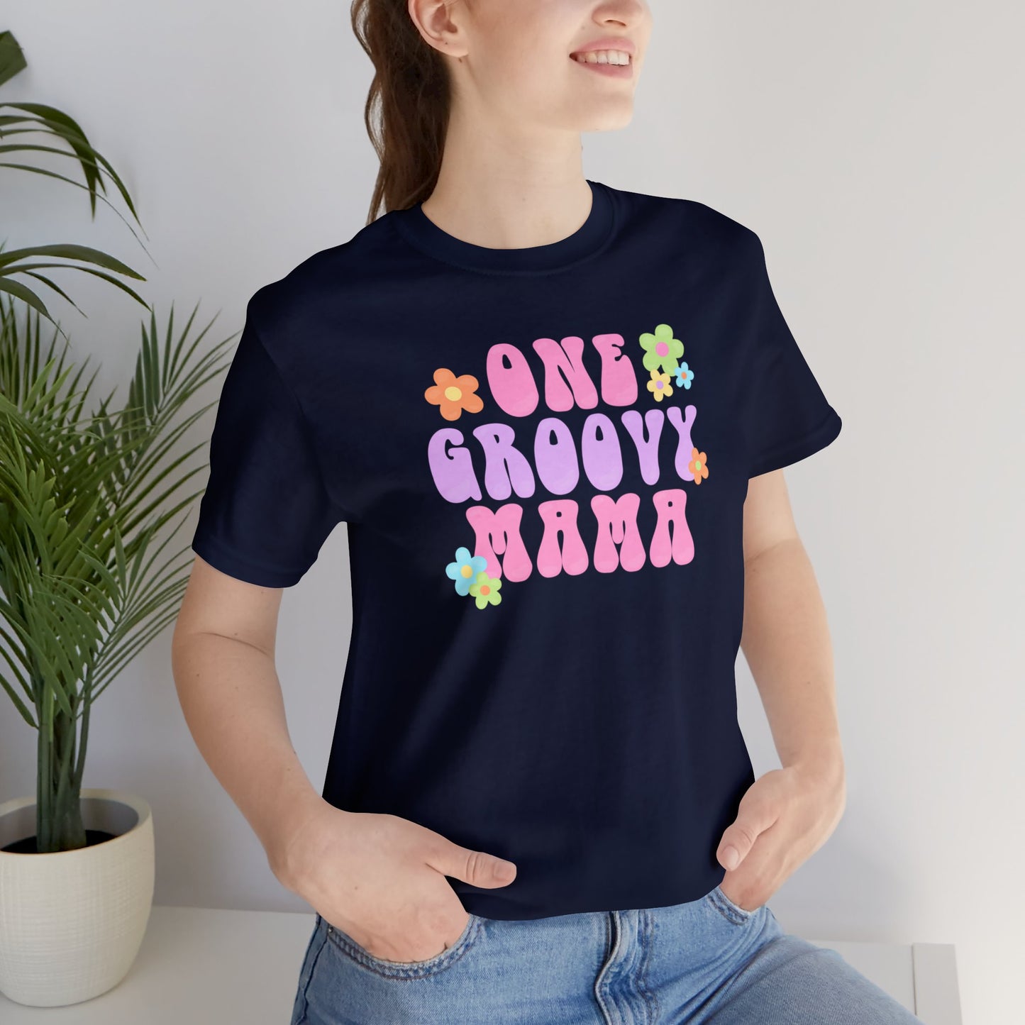 groovy mom t-shirt, fun tee for mom