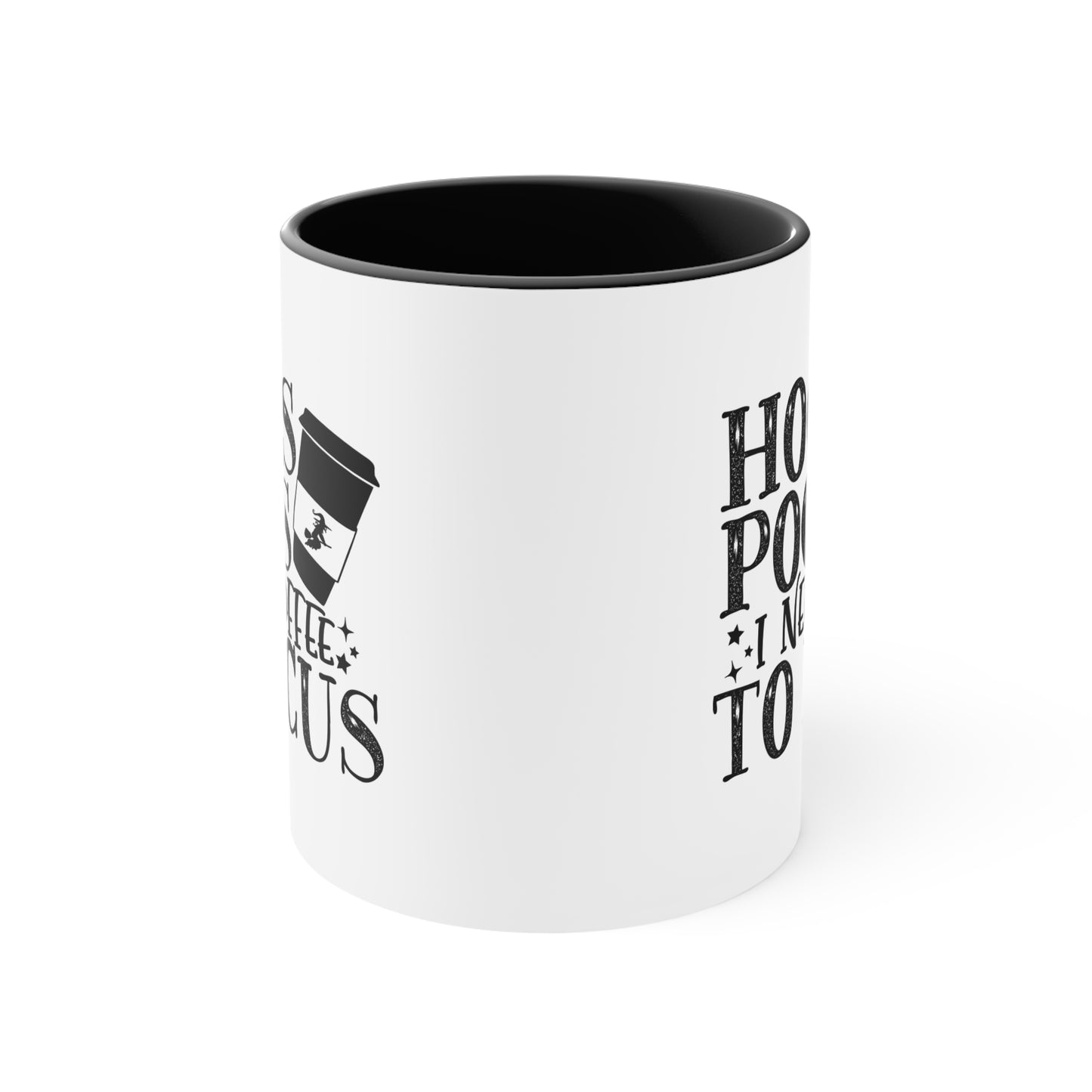 Halloween Ceramic Coffee Mug - Hocus Pocus I Need Coffee To Focus Coffee Cup