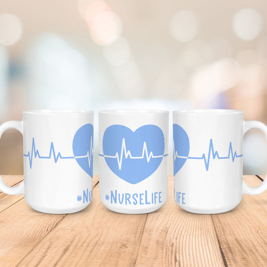 nurse life coffee mug #nurselife, nurse appreciation week coffee mug gift